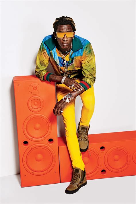 young thug photoshoot.